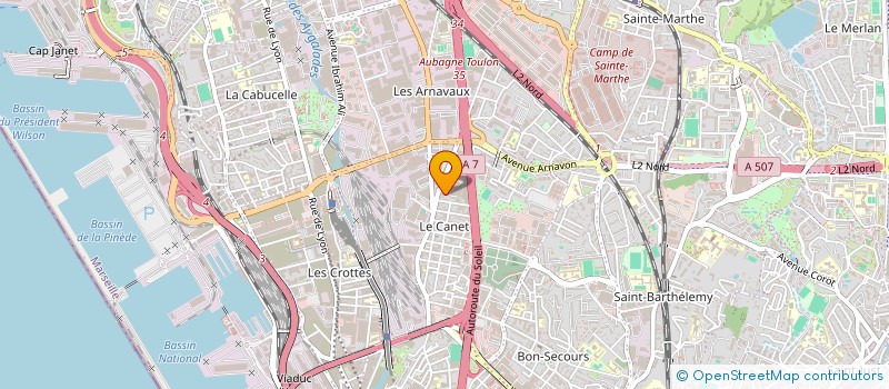 localisation de l'entreprise F&R IMMOBILIERS  MARSEILLE