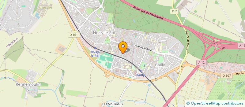 localisation de l'entreprise F.R. INVEST à NOISY-LE-ROI