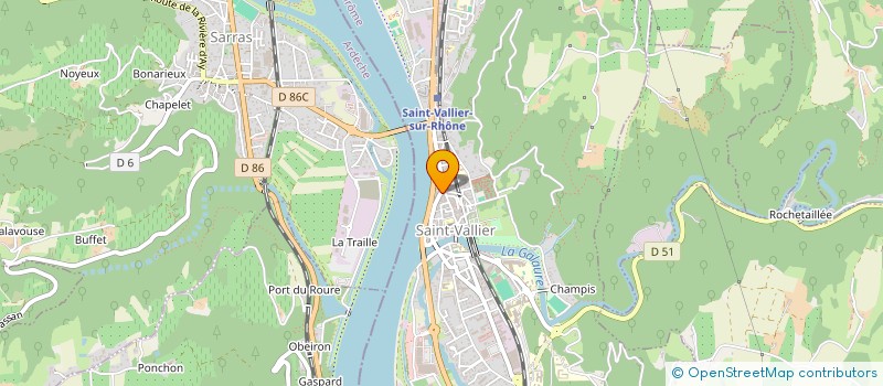 localisation de l'entreprise F.R SAINT VALLIER à SAINT-VALLIER