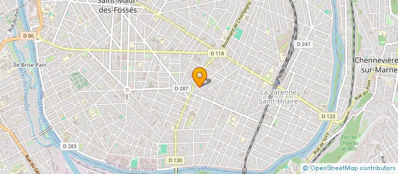 localisation de l'entreprise F.R SCI à SAINT-MAUR-DES-FOSSES