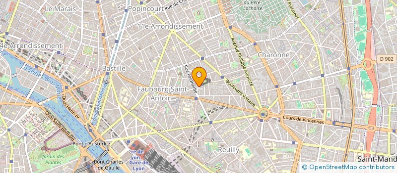 localisation de l'entreprise F.R. SIEGES à PARIS