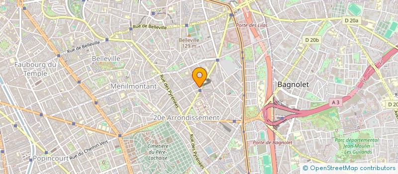 localisation de l'entreprise F.R. TELECOM  PARIS