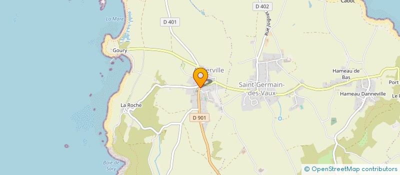 localisation de l'entreprise F.R.Y.P  LA HAGUE