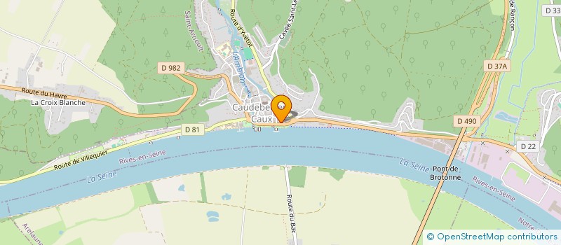 localisation de l'entreprise F RICHER  RIVES-EN-SEINE