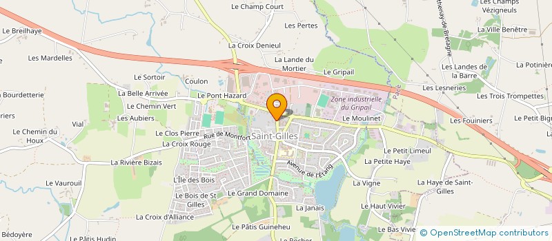 localisation de l'entreprise F.S 24 RENNES à SAINT-GILLES