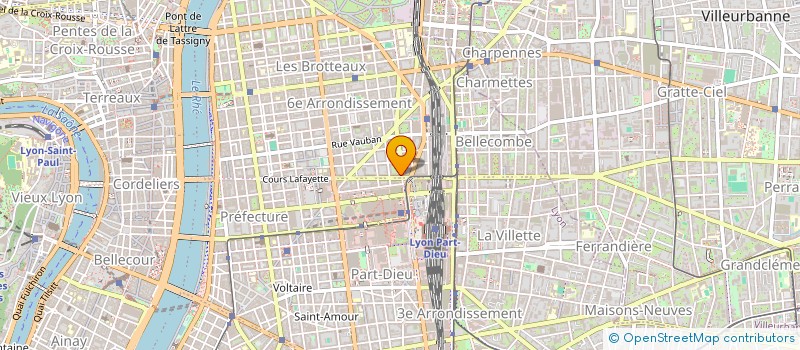 localisation de l'entreprise F.S.  LYON