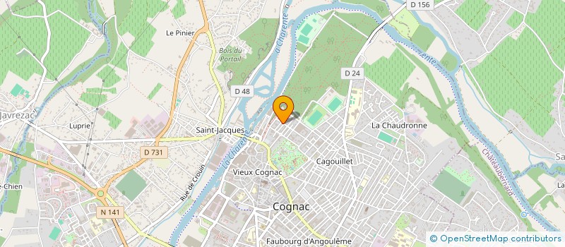 localisation de l'entreprise F S A C à COGNAC