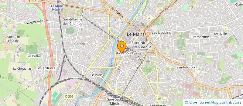 localisation de l'entreprise F&S AUDEBERT  LE MANS