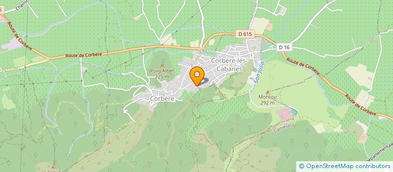 localisation de l'entreprise F.S.B.  CORBERE