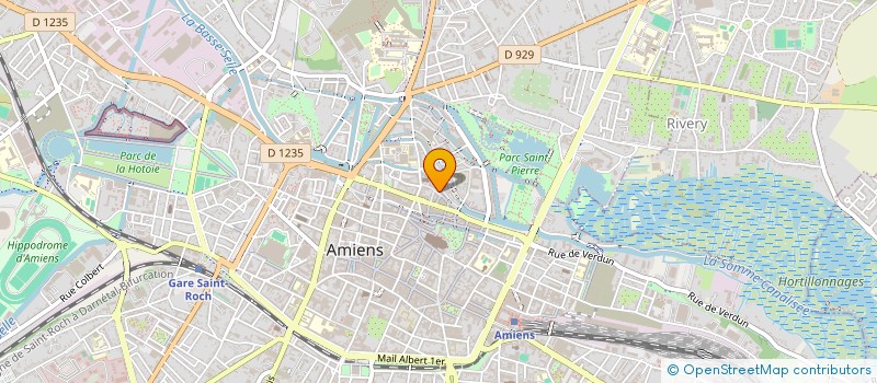 localisation de l'entreprise F.S BARBER à AMIENS