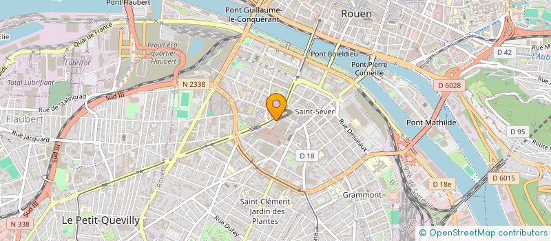 localisation de l'entreprise F.S. BTP NORMANDIE  ROUEN