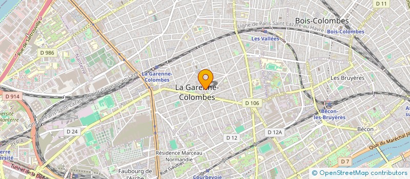 localisation de l'entreprise F.S.C à LA GARENNE-COLOMBES