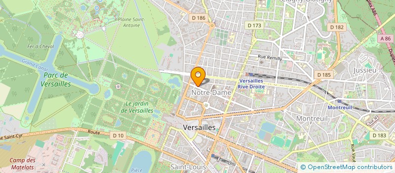 localisation de l'entreprise F.S.C.M à VERSAILLES