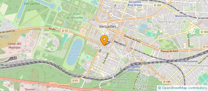 localisation de l'entreprise F S D à VERSAILLES