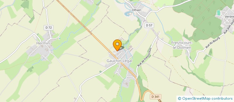 localisation de l'entreprise F.S.E.  HOUDAIN