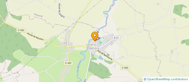 localisation de l'entreprise F S E COLLEGE DES CHENEVIERES  JALIGNY-SUR-BESBRE