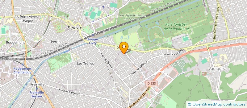 localisation de l'entreprise F.S.E. FOYER SOCIO EDUCATIF DU COLLEGE LUCIE AUBRAC 3EME COLLEGE  LIVRY-GARGAN