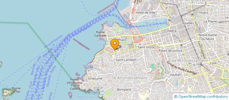 localisation de l'entreprise F.S. ESTHETE à MARSEILLE