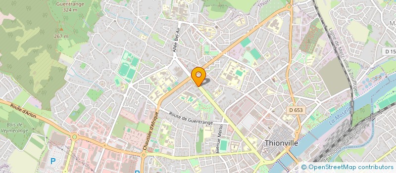 localisation de l'entreprise F&S EXPERTISE  THIONVILLE