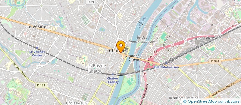 localisation de l'entreprise F.S GESTION  CHATOU