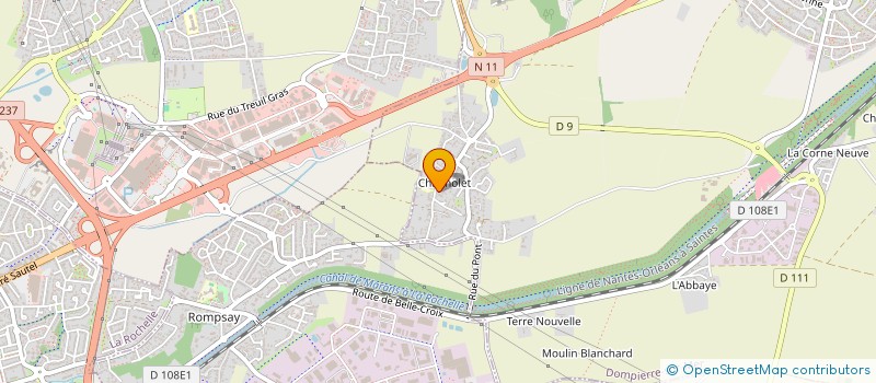 localisation de l'entreprise F.S.I  DOMPIERRE-SUR-MER