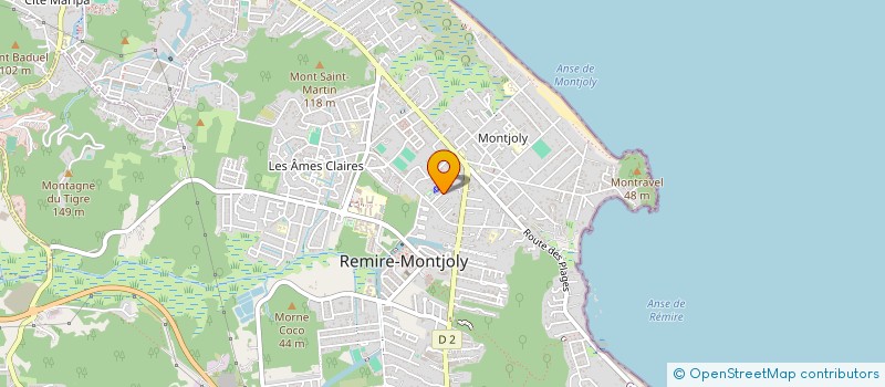 localisation de l'entreprise F&S IMMOBILIER  REMIRE-MONTJOLY