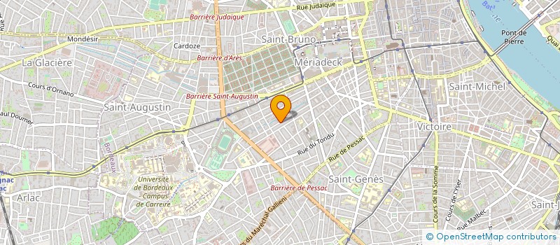 localisation de l'entreprise F.S.J. à BORDEAUX