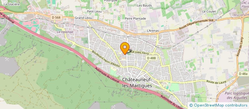 localisation de l'entreprise F.S.K. CONSTRUCTEUR à CHATEAUNEUF-LES-MARTIGUES