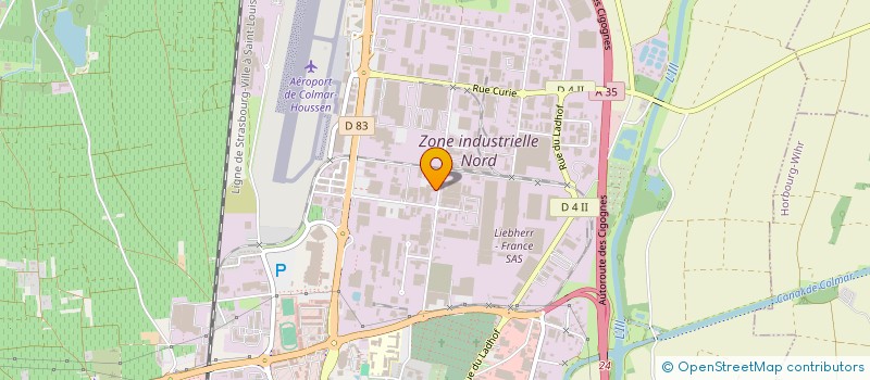 localisation de l'entreprise F.S.K. INVESTISSEMENTS  COLMAR