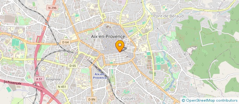 localisation de l'entreprise F.S LOISIRS à AIX-EN-PROVENCE