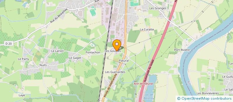 localisation de l'entreprise F.S.M.A  SAINT GEORGES DE RENEINS