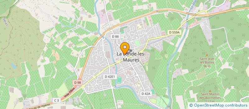 localisation de l'entreprise F.S.M.P  LA LONDE-LES-MAURES