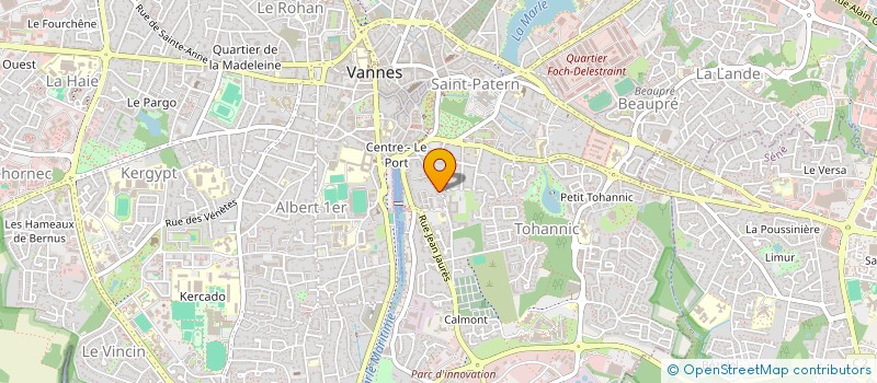 localisation de l'entreprise F.S.P.A. à VANNES