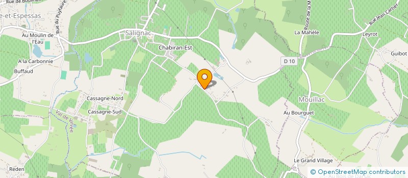 localisation de l'entreprise F.S.T.P.  VAL DE VIRVEE