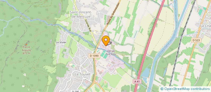 localisation de l'entreprise F&S VA'A CAPITAL  SAINT-VINCENT-DE-MERCUZE