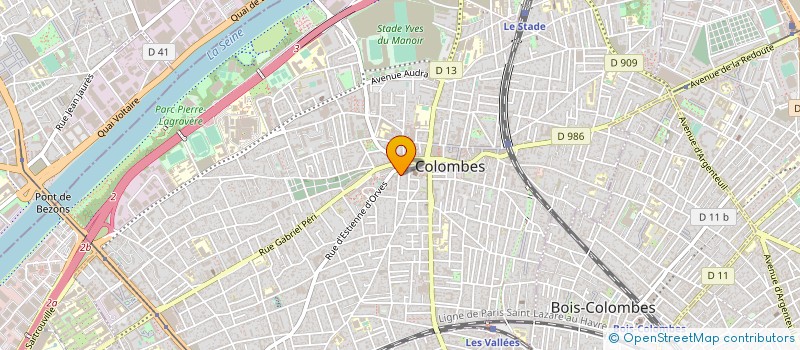 localisation de l'entreprise F.S.W à COLOMBES