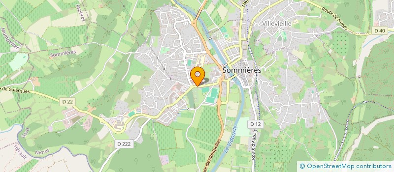 localisation de l'entreprise F. SALLES  VILLEVIEILLE