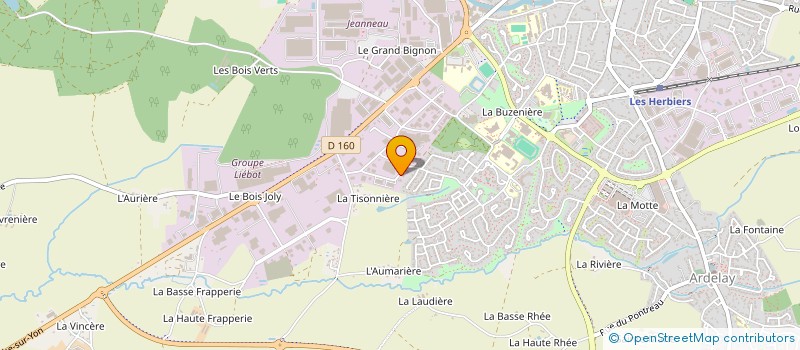 localisation de l'entreprise F SERVICES  LES HERBIERS