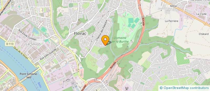 localisation de l'entreprise F'SERVICES à FLOIRAC