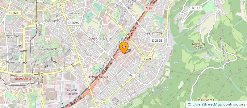 localisation de l'entreprise F SOLUTIONS à SAINT-MARTIN-D'HERES