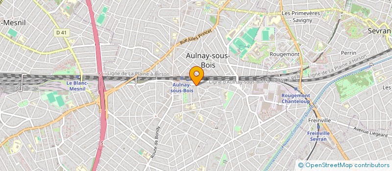 localisation de l'entreprise F T à AULNAY-SOUS-BOIS