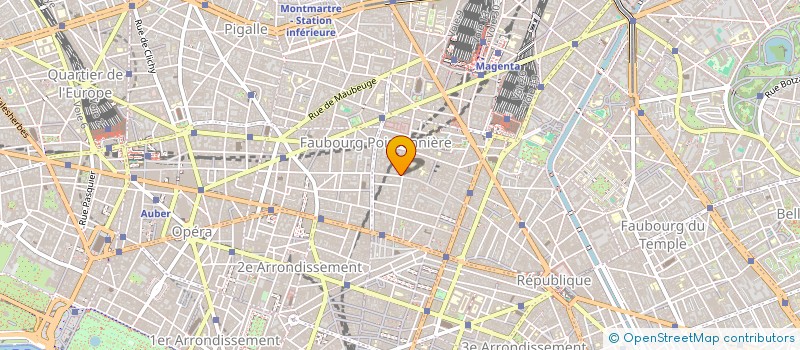 localisation de l'entreprise F.T.A.  PARIS