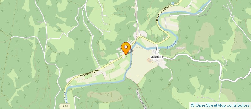 localisation de l'entreprise F.T.A.P.  SAULIAC-SUR-CELE