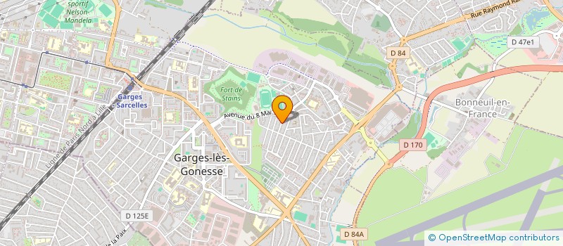 localisation de l'entreprise F.T.B.  GARGES-LES-GONESSE