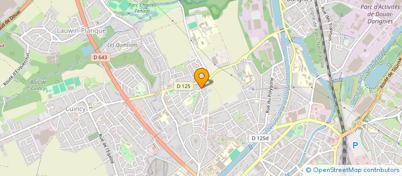 localisation de l'entreprise F T C E R  DOUAI