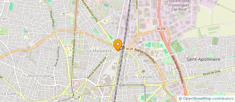 localisation de l'entreprise F.T.C. SARL  DIJON