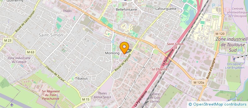 localisation de l'entreprise F.T.D à TOULOUSE