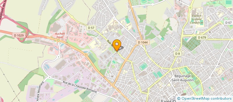 localisation de l'entreprise F.T. DISTRIBUTION  SAINT-QUENTIN