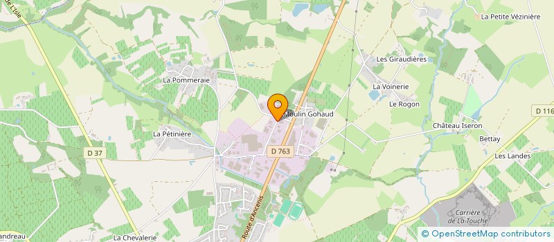 localisation de l'entreprise F.T ENERGIE à VALLET