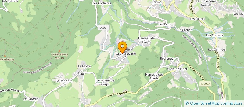 localisation de l'entreprise F. T. J  SAINT-MARTIN-D'URIAGE